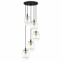 Taklampa \'Chablis Lights\' X5 - Svart