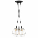 Taklampa \'Chablis Lights Cross\' X3 - Svart