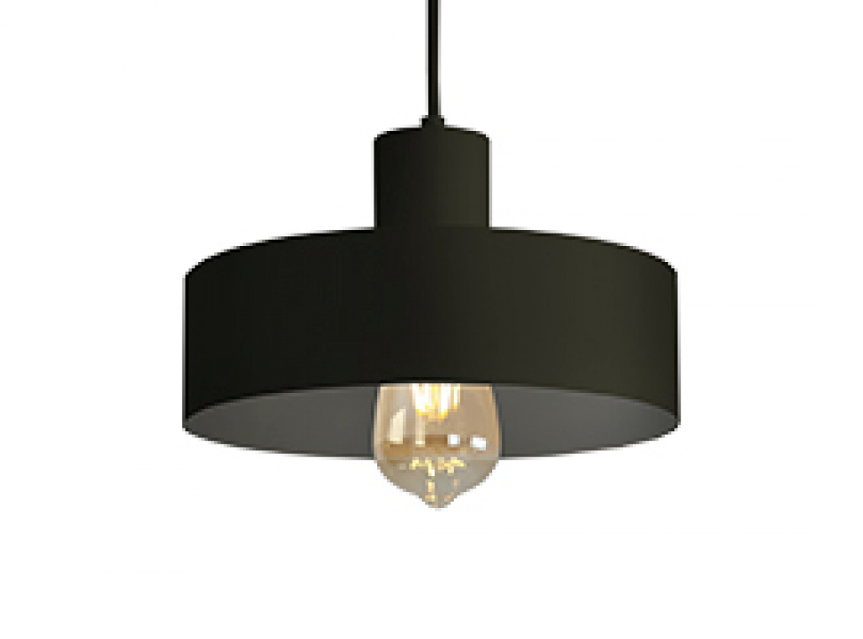 Taklampa \'Fay\'- Svart M