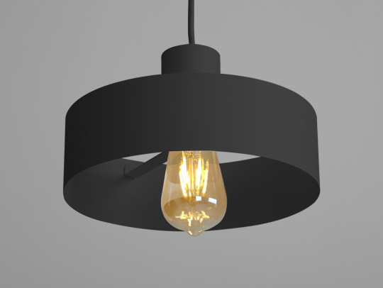 Taklampa \'Fay\'- Svart M