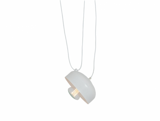 Taklampa \'Popo\'- Flat Vit