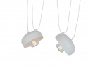 Taklampa \'Popo\'- Flat 2 Vit