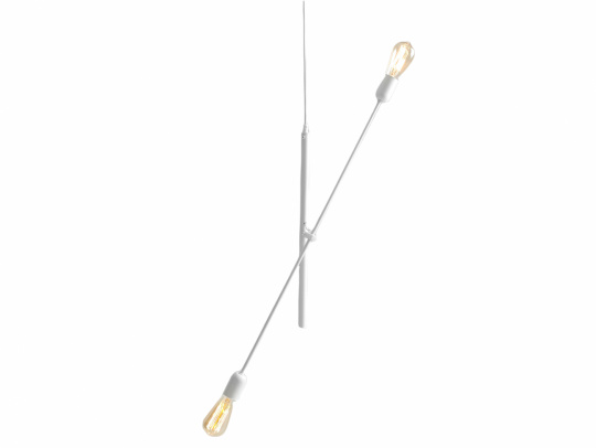 Taklampa \'Twigo\'- 2 Vit