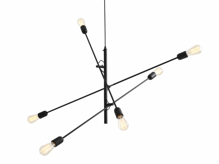 Taklampa \'Twigo\' 6 Svart i gruppen Belysning / Lampor / Taklampor hos Reforma (LP011TWIGO6-02)