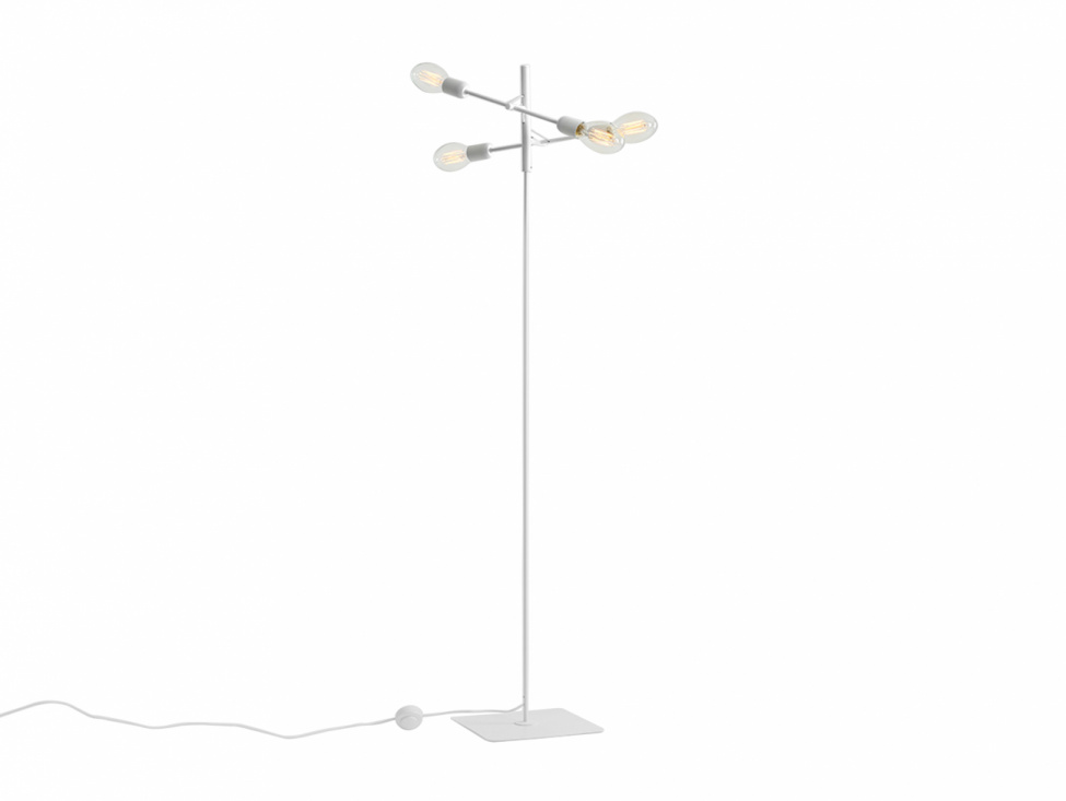 Golvlampa \'Twigo\'- 4 Vit
