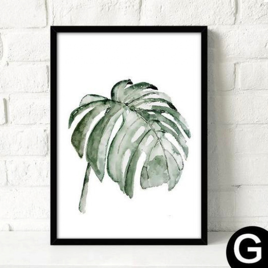 Canvas Poster L - Tropisk vxt 7