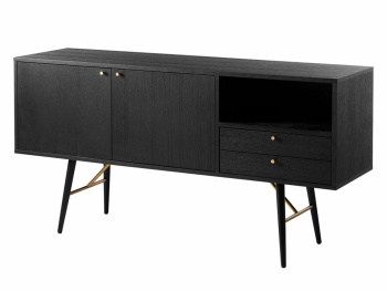 Sideboard \'Lux\' - Svart/Mssing