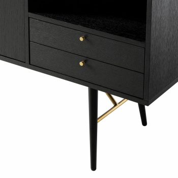 Sideboard \'Lux\' - Svart/Mssing