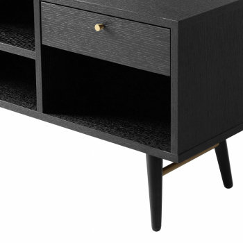 Sideboard \'Lux\' - Svart/Mssing