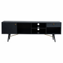 TV-bänk \'Lux\' - Svart/Mässing