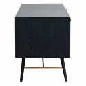 TV-bänk \'Lux\' - Svart/Mässing