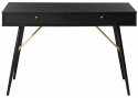 Skrivbord \'Lux\' - Svart/Mässing
