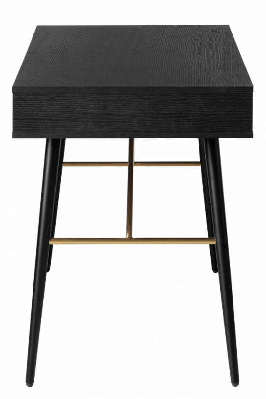 Skrivbord \'Lux\' - Svart/Mssing