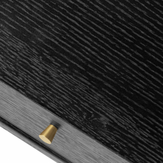 Skrivbord \'Lux\' - Svart/Mssing