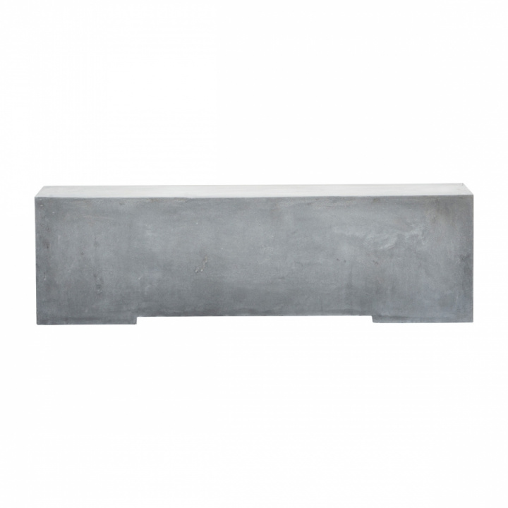 Bänk Gallery - Grå/fibercement