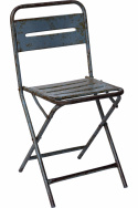Klappstol vintage - Blå