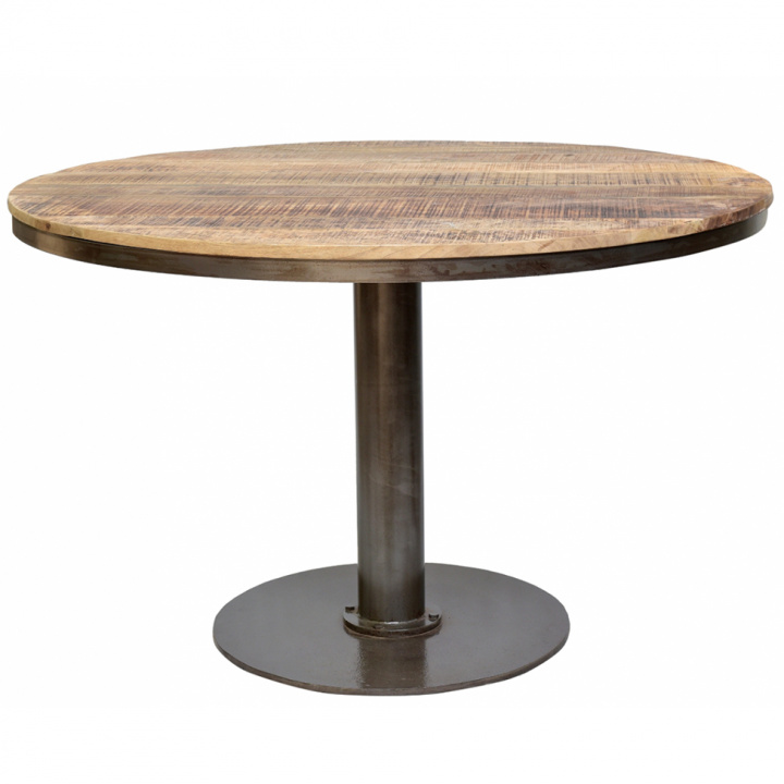 Runt matbord vintage 'Jack' - Natur