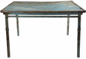Bord blått vintage - 123x123