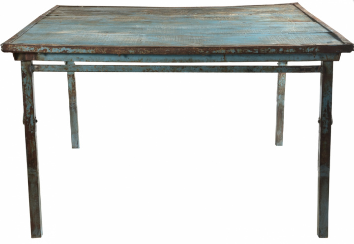 Bord blått vintage - 123x123 i gruppen Kampanj / Möbler / Bord hos Reforma (M03092)