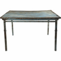 Bord blått vintage - 123x123