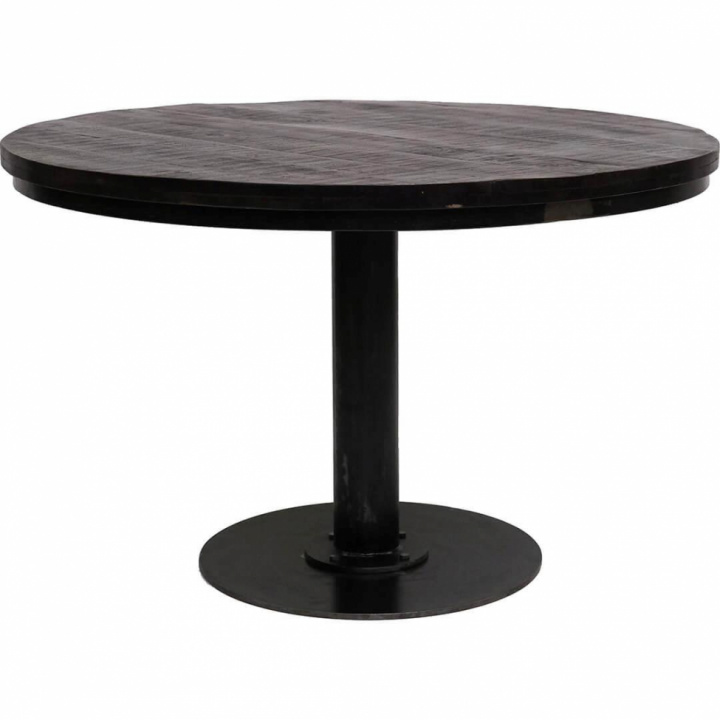 Matbord 'Jack' Runt 120cm - Svart