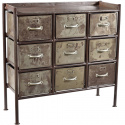Skåp med 9 lådor \'Saga\' - Vintage/Patina
