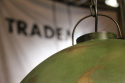 Fabrikslampa - Grön/Patina