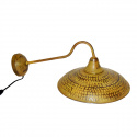 Vägglampa - Vintage gul/Patina