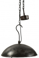 Taklampa med industriell krok - Vintage