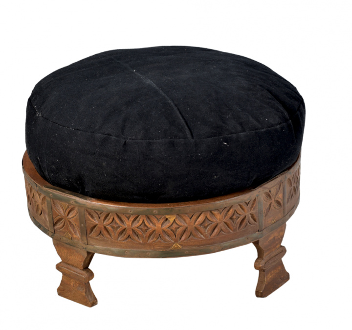 Fotpall/Sittpuff - Indiskt hantverk - Trademark Living