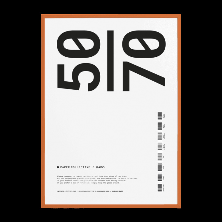 Posterram 'Frame Orange' 50x70 - Orange