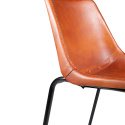 Loungestol Vintage - Läder/Järn