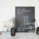 Tavla \'Letter Board\' - Svart ram