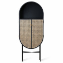 Skåp \'Retro Oval\' - Svart/ Natur