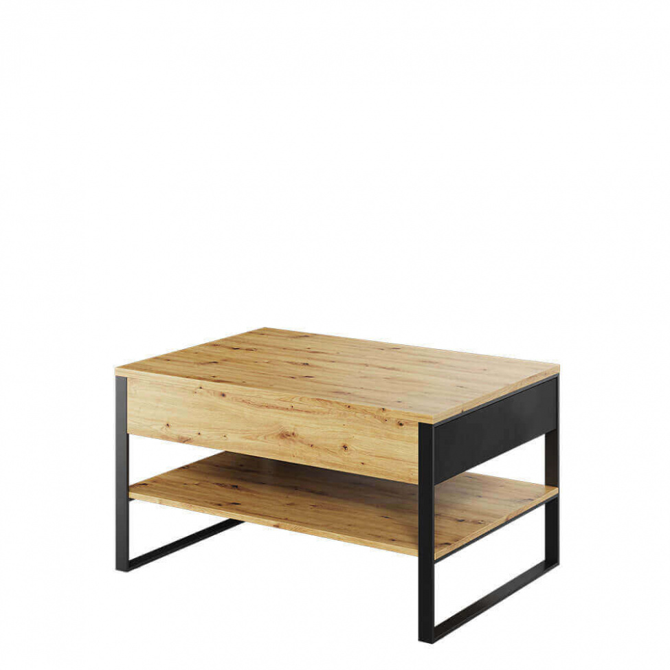 Soffbord \'Mono\' - Natur/Svart