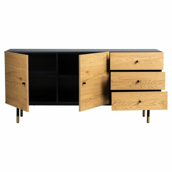 Sideboard \'Munich\' - Ek/Svart