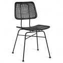 Stol \'Rattan\' - Svart