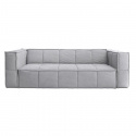 Soffa \'Cube\' - Ljusgrå 4sits