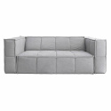 Soffa \'Cube\' - Ljusgrå 3sits