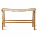 Fotpall \'Teak\' - Natur