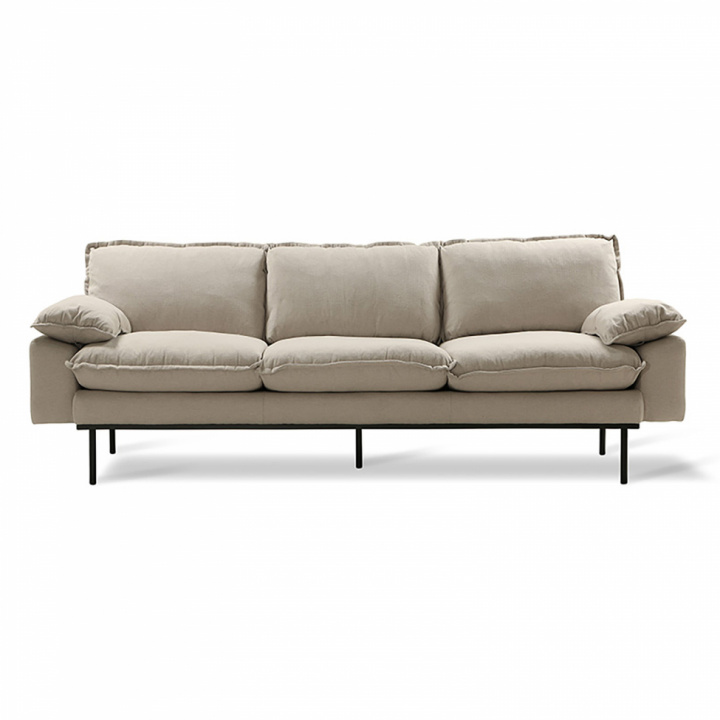 Soffa 'Retro' 3-sits - Beige