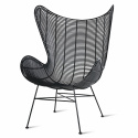 Loungestol \'Egg\' - Svart