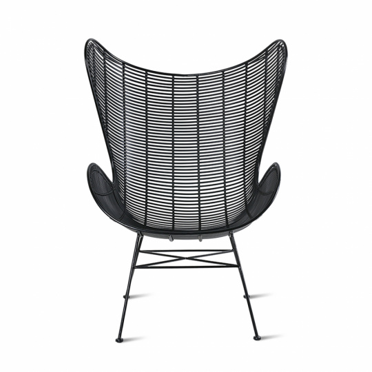 Loungestol \'Egg\' - Svart