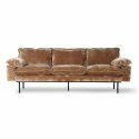 Soffa \'Retro\' 3-sits - Manchester/Guld