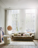 Soffa \'Retro\' 2-sits - Manchester/Guld