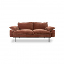 Soffa \'Retro\' 2-sits - Röd/Orange