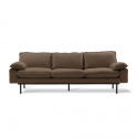 Soffa \'Retro\' 4-sits - Brun