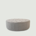 Puff \'Dimple\' Runt 100cm - Grå