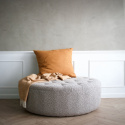 Puff \'Dimple\' Runt 100cm - Grå