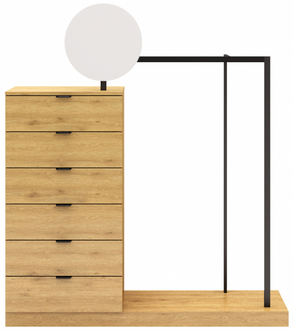 Kldhngare \'Nova\' 6 ldor - Ek/Svart